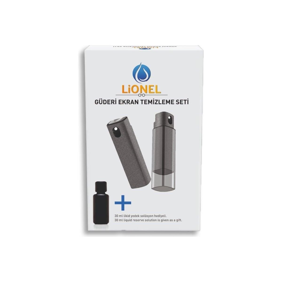 Güderi Ekran Temizleme Seti + 30 ml Yedek Likit Hediye