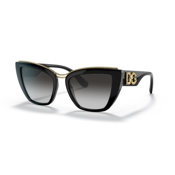 DG 6144 501/8G 54 Dolce & Gabbana Siyah Güneş Gözlüğü