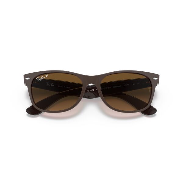 RB 2132 6608M2 55 Ray-Ban NEW WAYFARER Polarize Güneş Gözlüğü