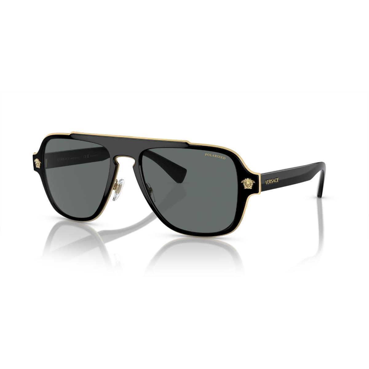 VE 2199 100281 56 Versace Polarize Güneş Gözlüğü