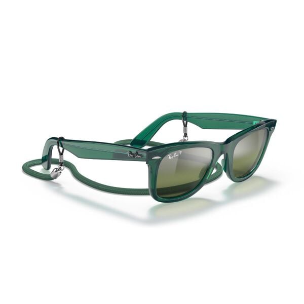RB 2140 6615G4 50 Ban WAYFARER Chromance Polarize Güneş Gözlüğü