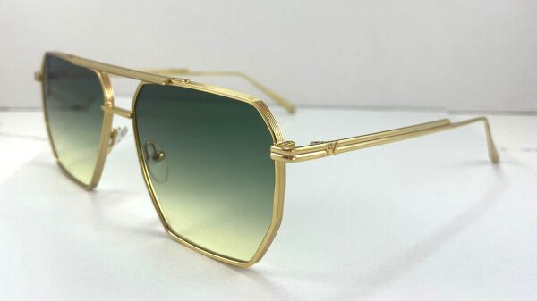 FV AKHENATEN GLD YEŞİL DEGRADE 58 Franco Vital Güneş Gözlüğü