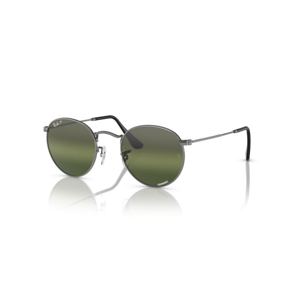 RB 3447 004/G4 53 Ray-Ban ROUND METAL Chromance Polarize Güneş Gözlüğü