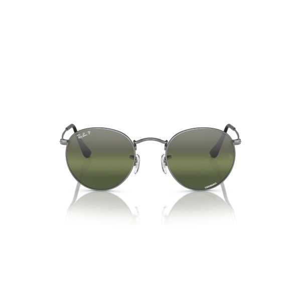 RB 3447 004/G4 53 Ray-Ban ROUND METAL Chromance Polarize Güneş Gözlüğü