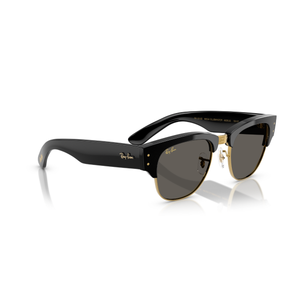 RB 0316S 6826J5 50 Ray-Ban Mega CLUBMASTER BLACKED OUT Koleksiyonu Güneş Gözlüğü