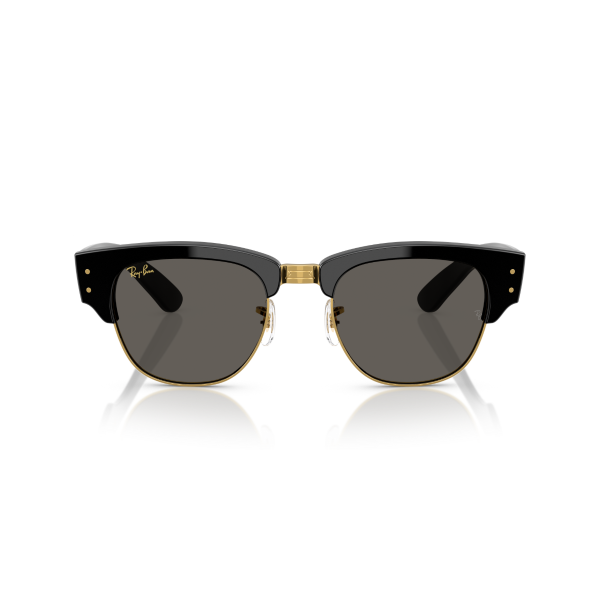 RB 0316S 6826J5 50 Ray-Ban Mega CLUBMASTER BLACKED OUT Koleksiyonu Güneş Gözlüğü