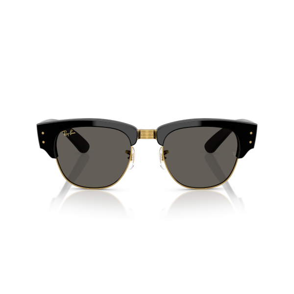 RB 0316S 6826J5 50 Ray-Ban Mega CLUBMASTER BLACKED OUT Koleksiyonu Güneş Gözlüğü