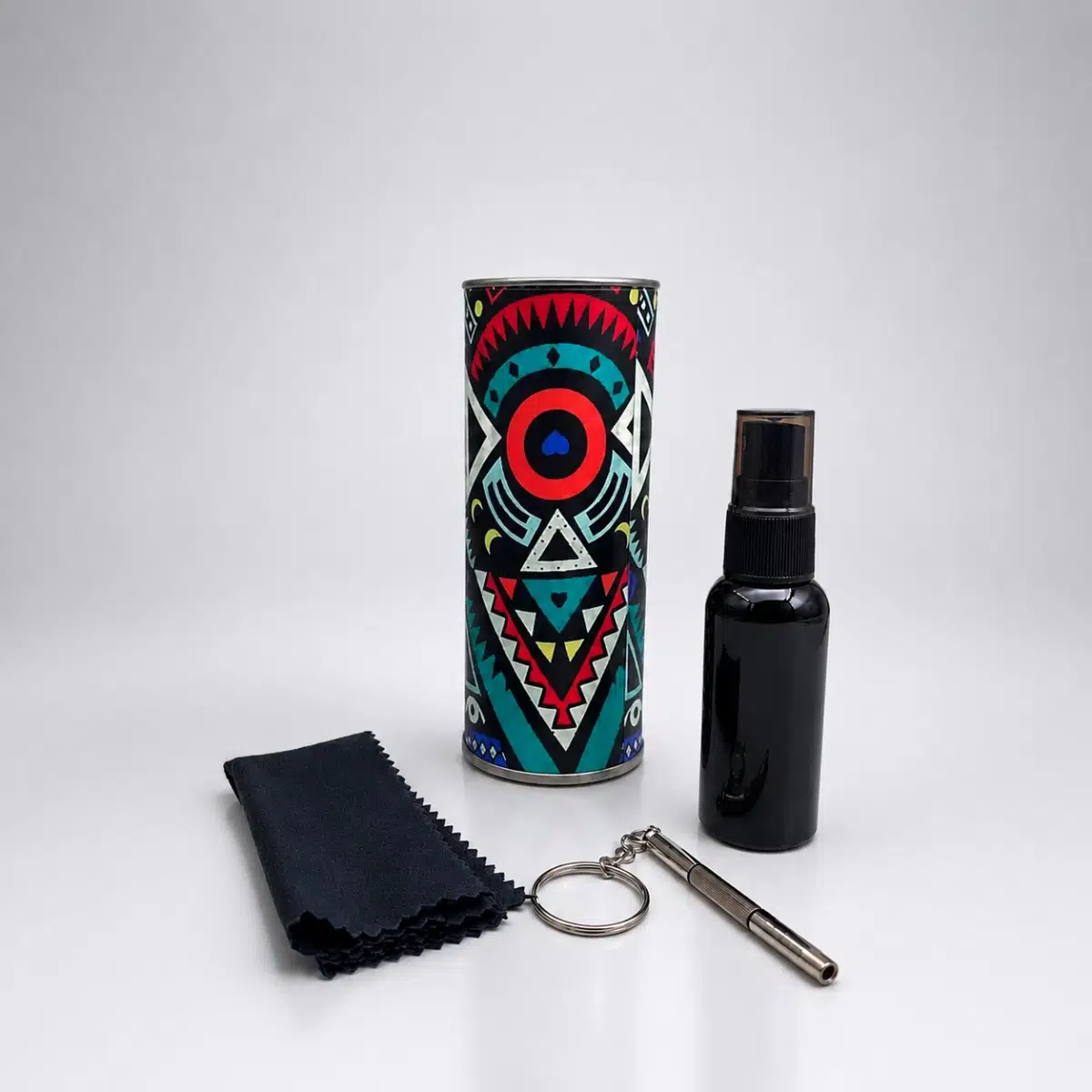 African Design Mini Tornavidalı 4’lü Gözlük Bakım Seti